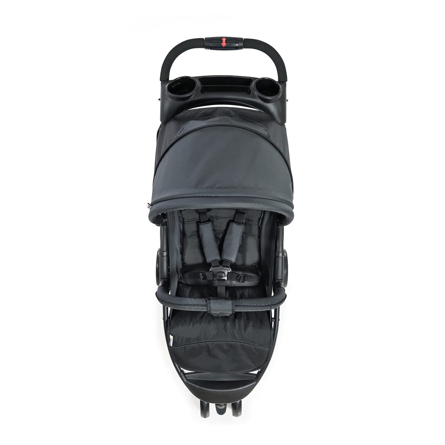 hauck Poussette Compacte 3 Roues Citi Neo II, dès Naissance jusqu'à 22 kg, Pliable à 1 Main, Inclinable, Légère 7,3 kg, Porte-Gobelet, Grand Panier 3 kg, Noir
