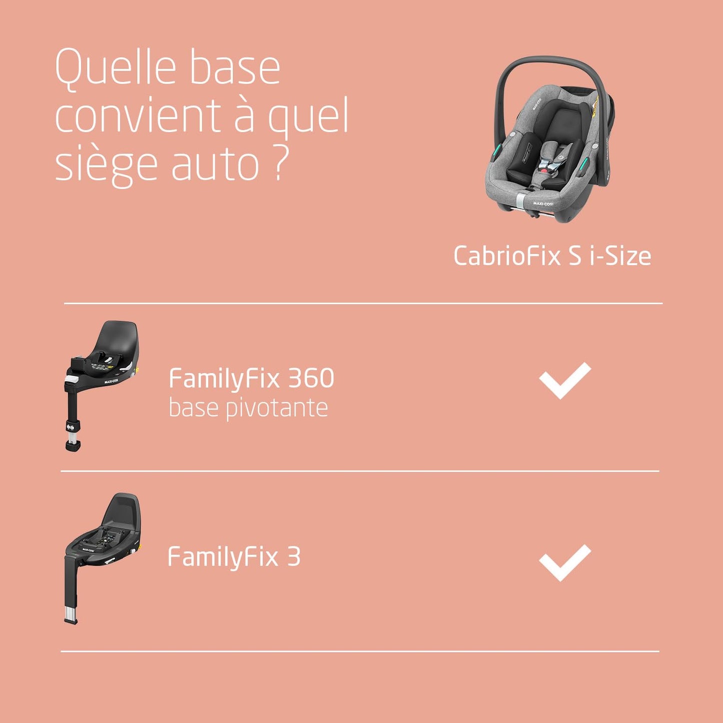 Maxi-Cosi Zelia S Trio Poussette 3 en 1, 0 à 4 Ans, Jusqu'à 22 kg, Poussette Bébé Pliable, Compacte et Inclinable, avec Siège Auto Bébé CabrioFix S i-Size, Accessoires, Sac à Langer, Gris