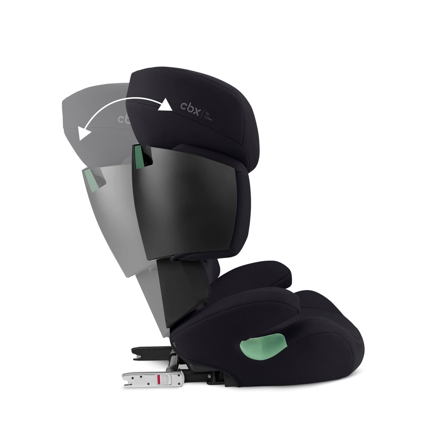 CBX by CYBEX Siège-Auto pour Enfants Solution X i-Fix, pour les voitures avec et sans ISOFIX, De 3 à 12 ans env. (100 - 150 cm), de 15 à 50 kg env., Pure Black