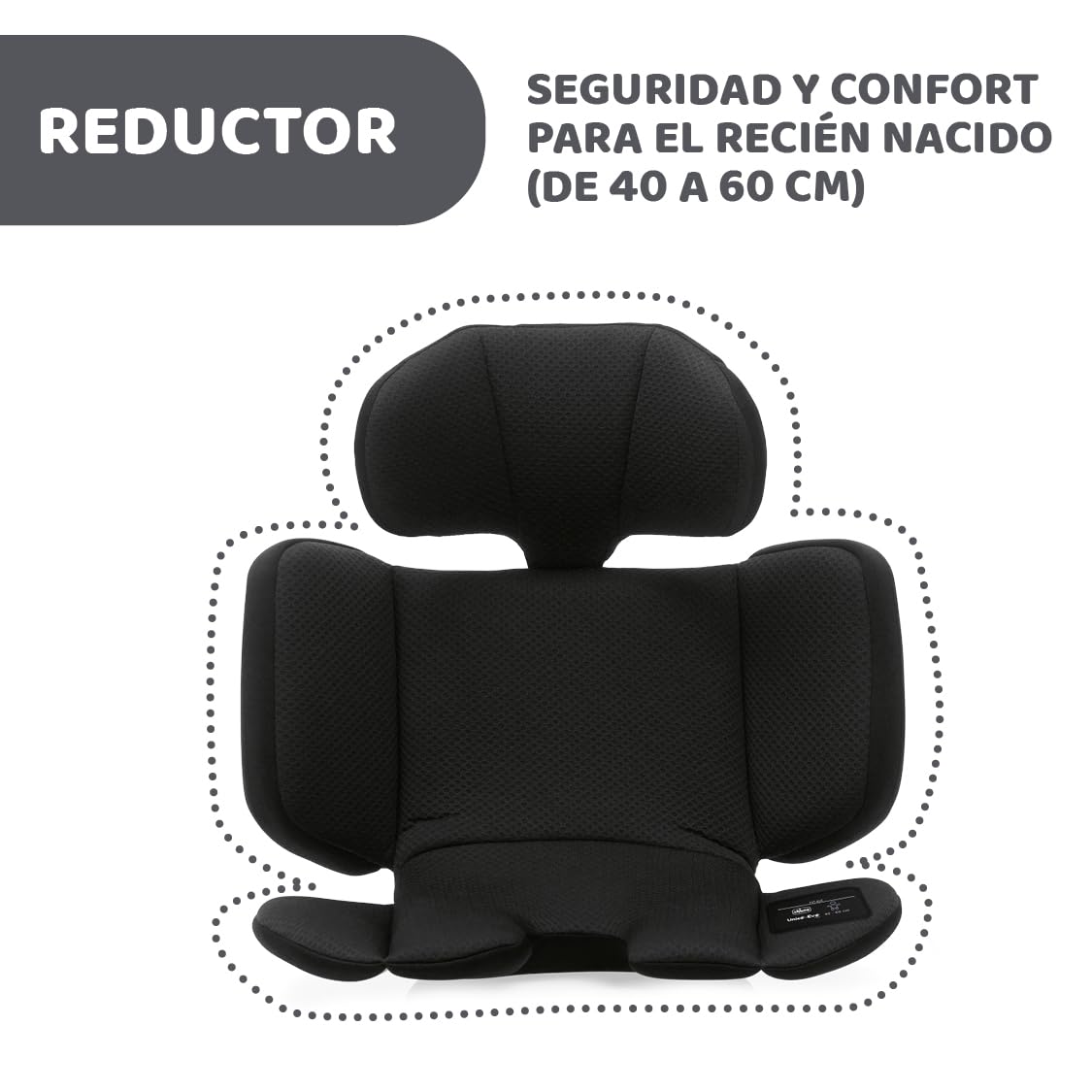 Chicco UnicoEvoI-Size, Siège Auto 0-36 Kg, homologué ECE R129/03, Isofix 360° pivotant et inclinable, Groupe 0+/1/2/3 De 0 à 12 ans, Black