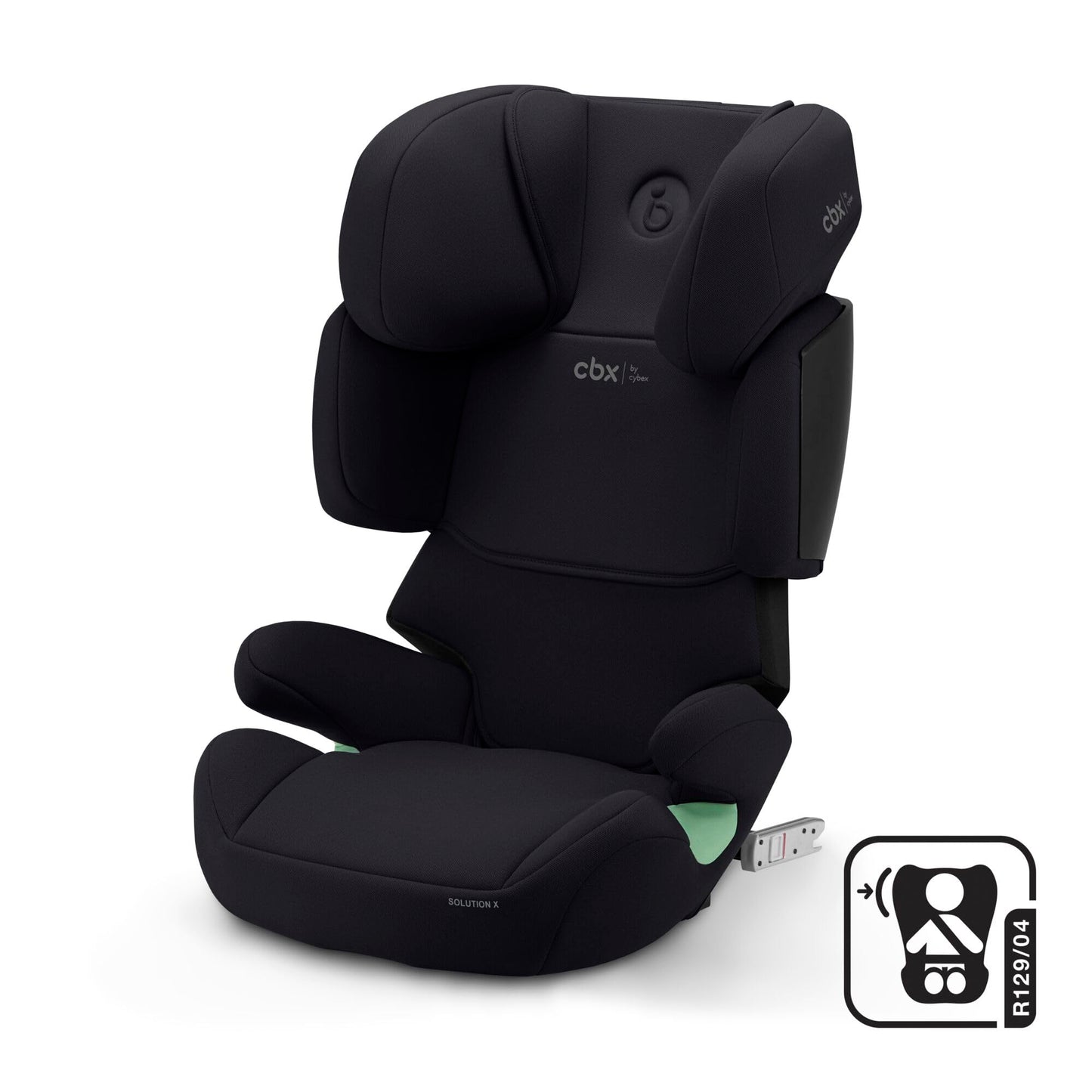 CBX by CYBEX Siège-Auto pour Enfants Solution X i-Fix, pour les voitures avec et sans ISOFIX, De 3 à 12 ans env. (100 - 150 cm), de 15 à 50 kg env., Pure Black