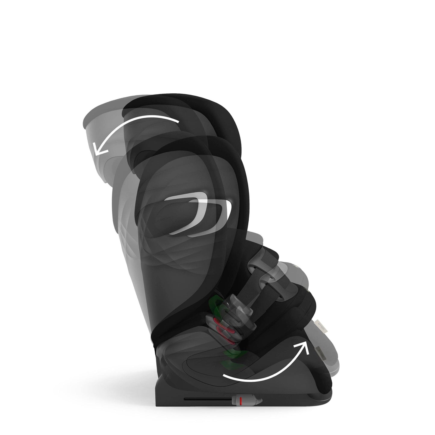 CYBEX Gold Siège Auto Pallas G i-Size, 76 - 150 cm, De 15 Mois à 12 ans Environ (9 à 50 Kg Environ), Moon Black