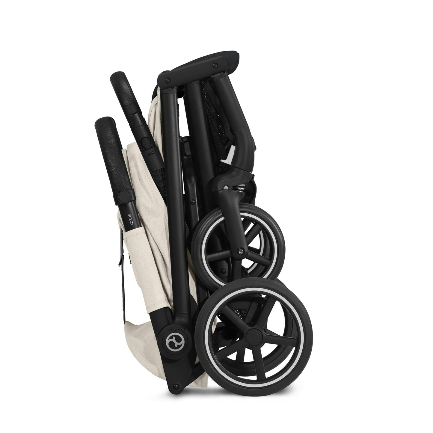 Cybex Beezy BLK B/Canvas White-light beige PU1