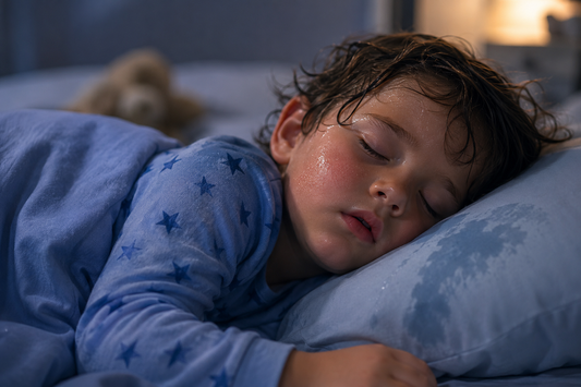 Pourquoi certains enfants transpirent-ils énormément la nuit ? Ce que l'on sait vraiment