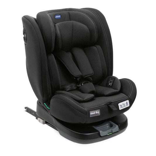 Chicco UnicoEvoI-Size, Siège Auto 0-36 Kg, homologué ECE R129/03, Isofix 360° pivotant et inclinable, Groupe 0+/1/2/3 De 0 à 12 ans, Black