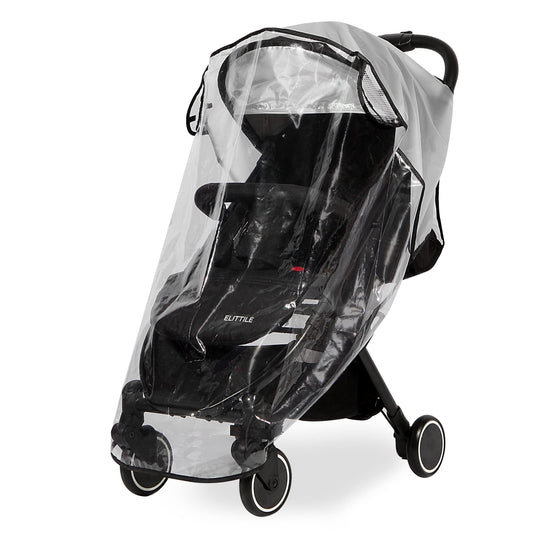 Habillage Pluie Universelle pour Poussette -Protection Pluie Poussette Universelle -Protection contre les intempéries et le vent -Protection contre le soleil, la poussière, la neige