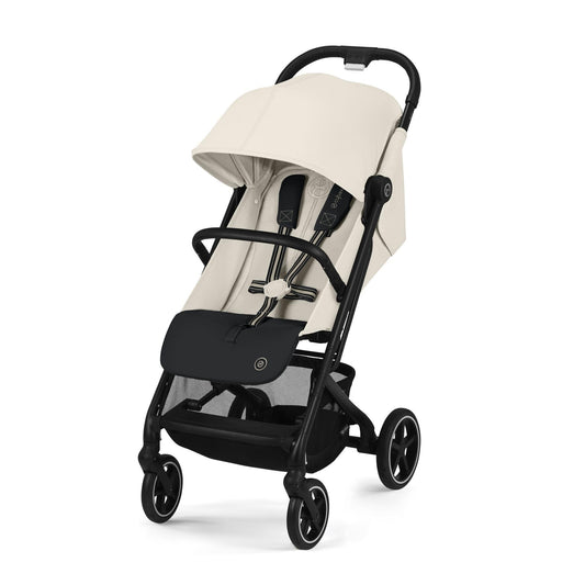 Cybex Beezy BLK B/Canvas White-light beige PU1