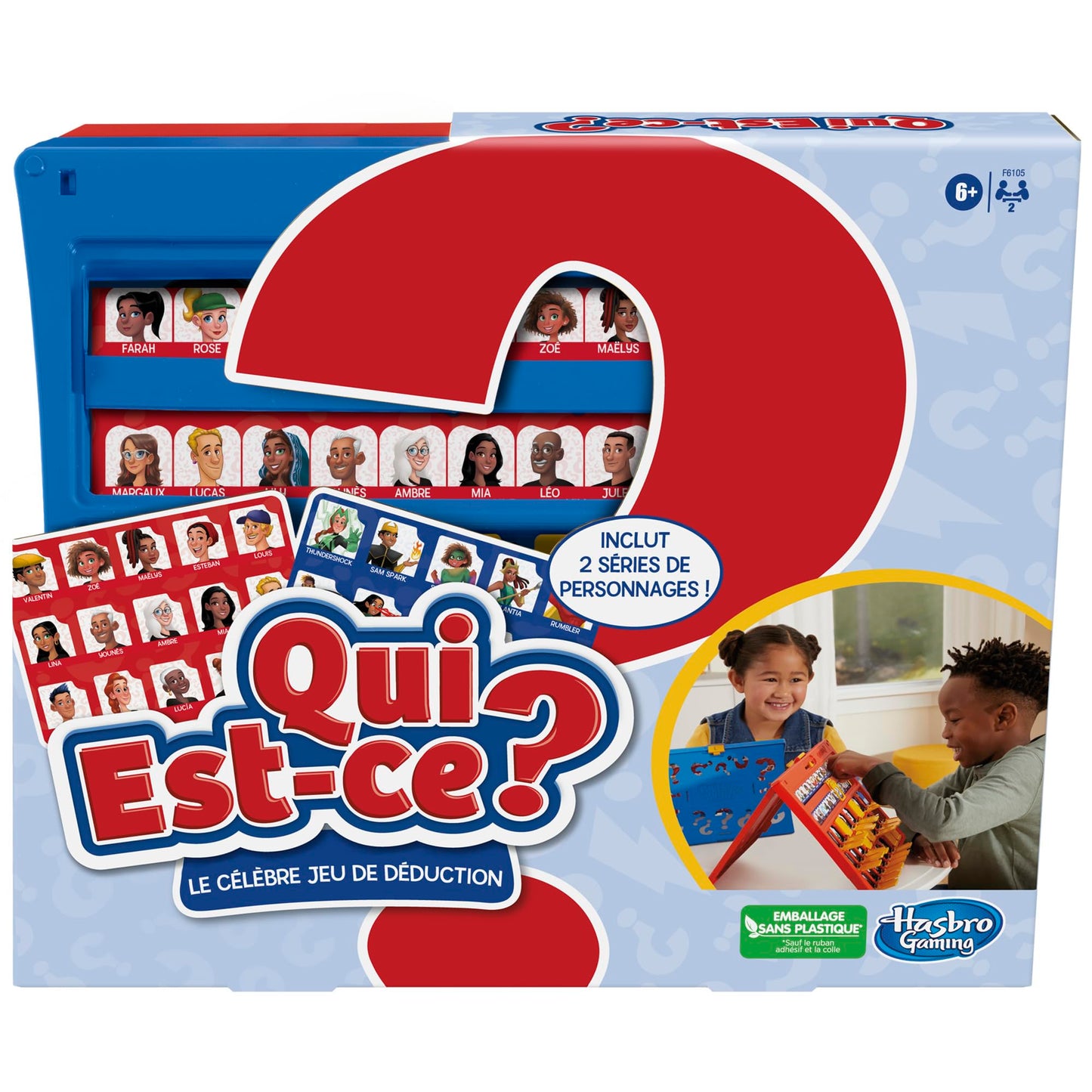 Hasbro Gaming Qui est-ce ? Jeu de Société, Célèbre Activité de Déduction pour Enfants, pour 2 Joueurs, à Partir de 6 Ans