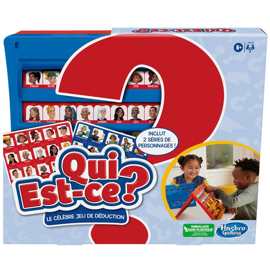 Hasbro Gaming Qui est-ce ? Jeu de Société, Célèbre Activité de Déduction pour Enfants, pour 2 Joueurs, à Partir de 6 Ans