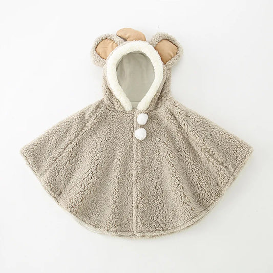 Cape manteau bébé 0-3 ans - Poncho – Douceur et chaleur pour ton bout de chou