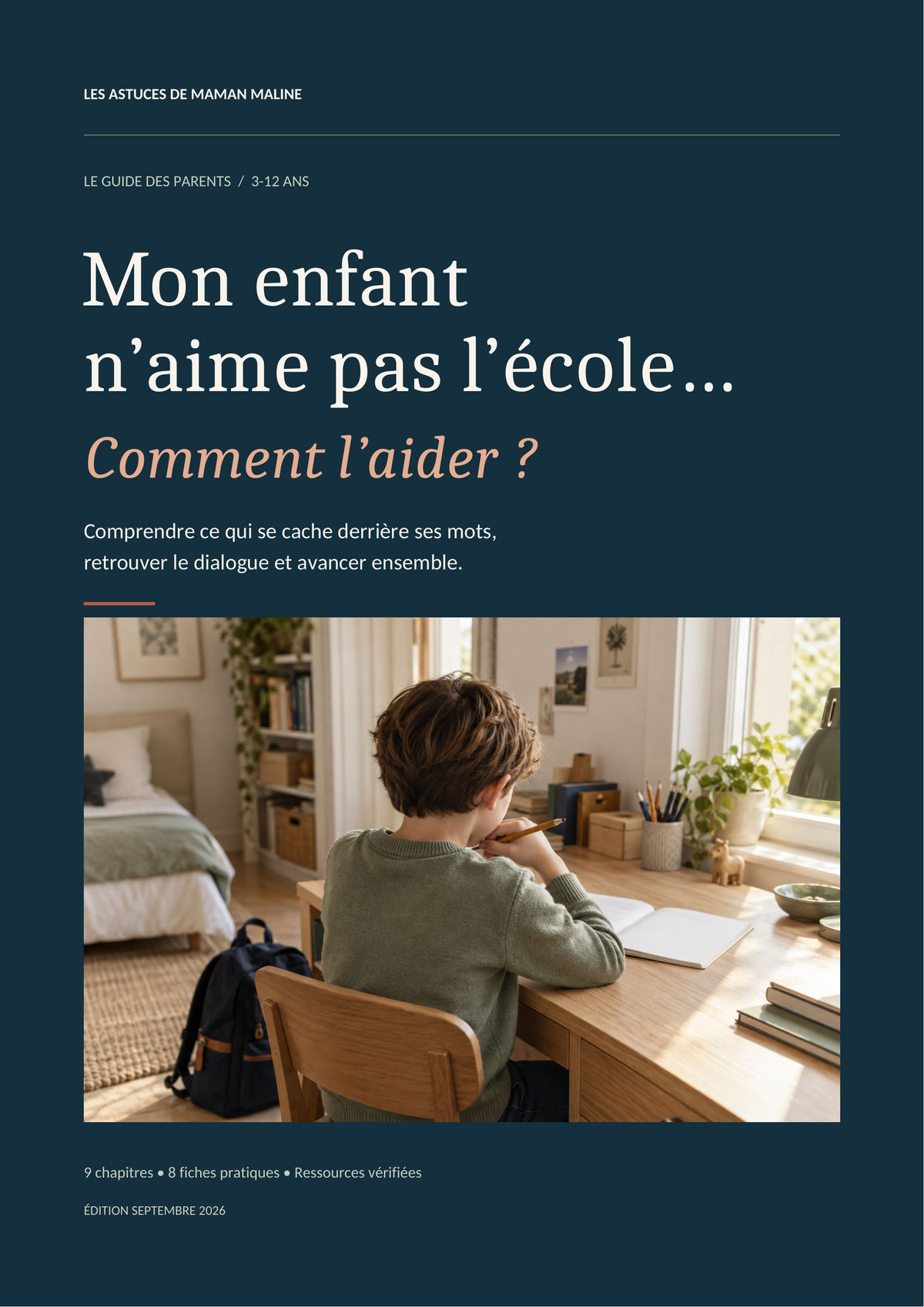 Mon enfant n'aime pas l'école... comment l'aider ? - Guide numérique